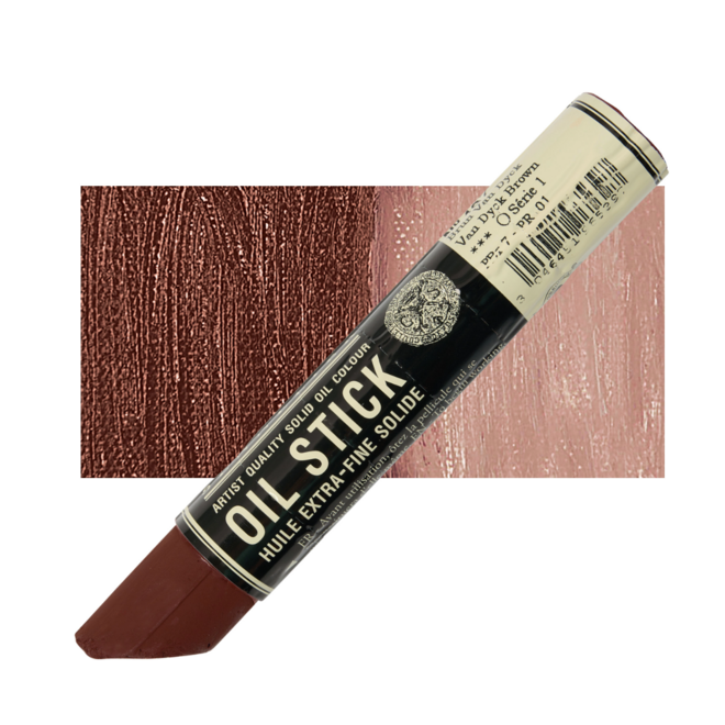 Sennelier Extra-Fine Oil Stick 38ml - 1.28 fl oz - S1 - 407 - Van Dyck Brown