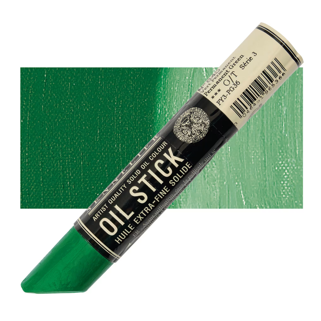 Sennelier Extra-Fine Oil Stick 38ml - 1.28 fl oz - S3 - 845 - Permanent Green