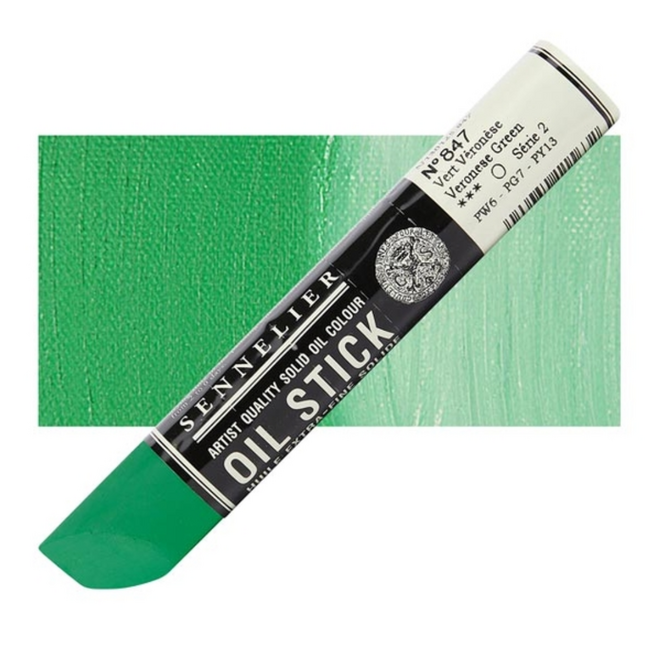 Sennelier Extra-Fine Oil Stick 38ml - 1.28 fl oz - S2 - 847 - Veronese Green