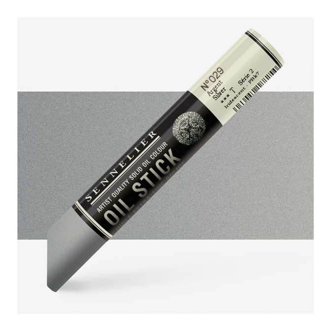 Sennelier Extra-Fine Oil Stick 38ml - 1.28 fl oz - S2 - 029 - Silver