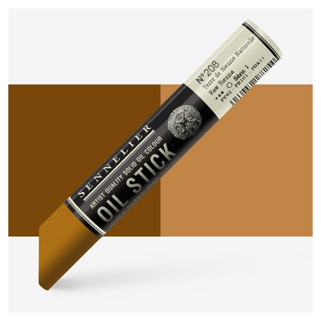 Sennelier Extra-Fine Oil Stick 38ml - 1.28 fl oz - S1 - 208 - Raw Sienna