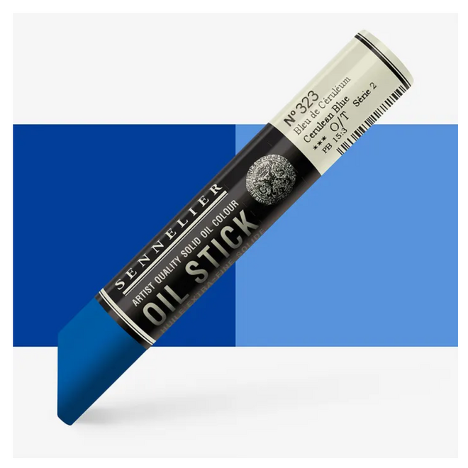 Sennelier Extra-Fine Oil Stick 38ml - 1.28 fl oz - S2 - 323 - Cerulean Blue