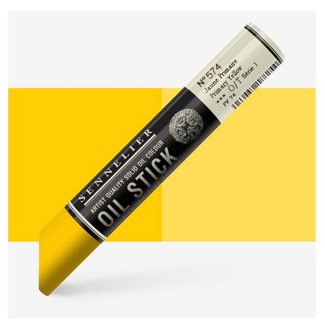 Sennelier Extra-Fine Oil Stick 38ml - 1.28 fl oz - S1 - 574 - Primary Yellow
