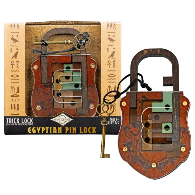 True Genius Logic Puzzle: Egyptian Pin Lock