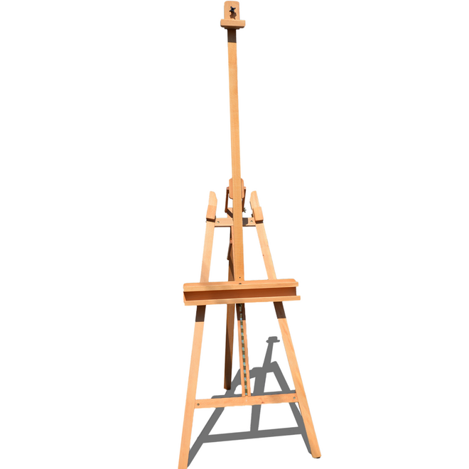 58" A-Frame Beechwood Easel - Extra Angle Adjustable