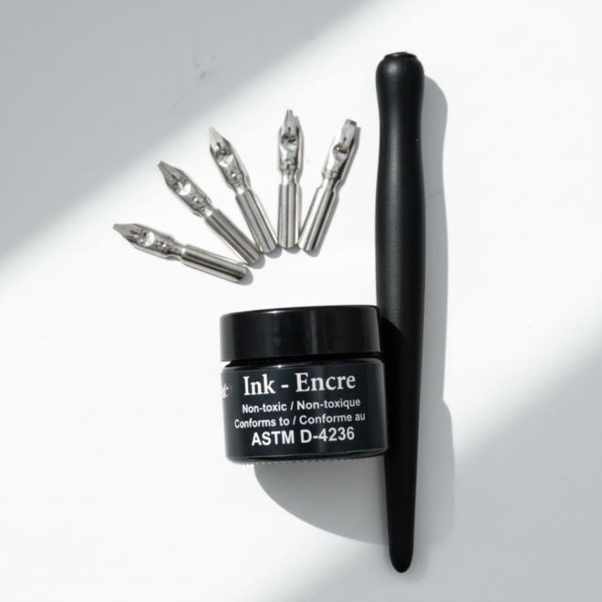 Calligraphy Pen Set - Broad Edge Nibs