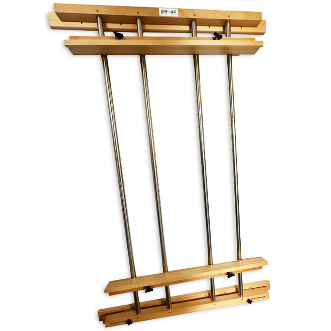 Adjustable Wall Mount Easel - Beechwood 60"