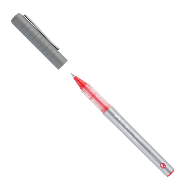 Faber Castell Free Ink Rollerball Pen - Red 0.7