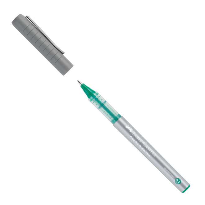 Faber Castell Free Ink Rollerball Pen - Green 0.7