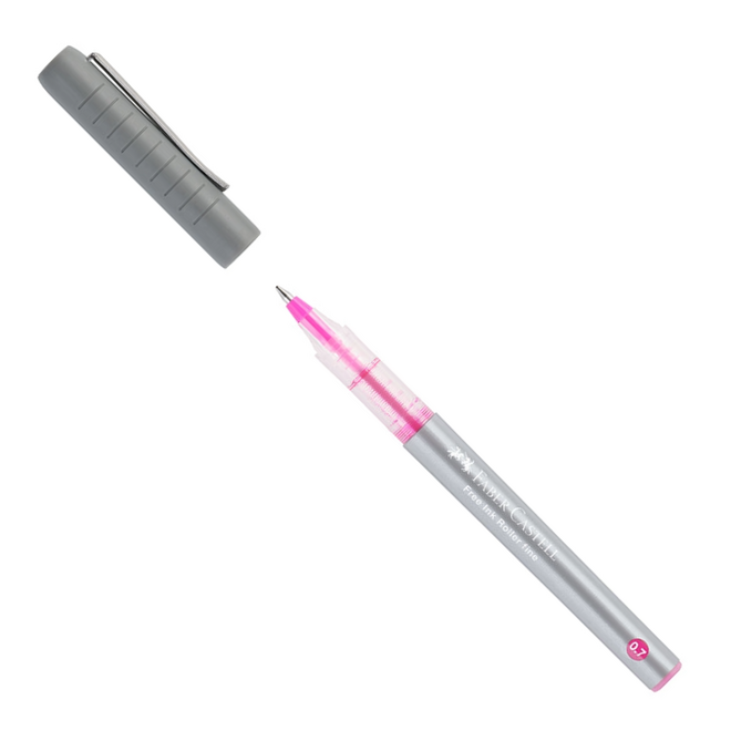 Faber Castell Free Ink Rollerball Pen - Pink 0.7