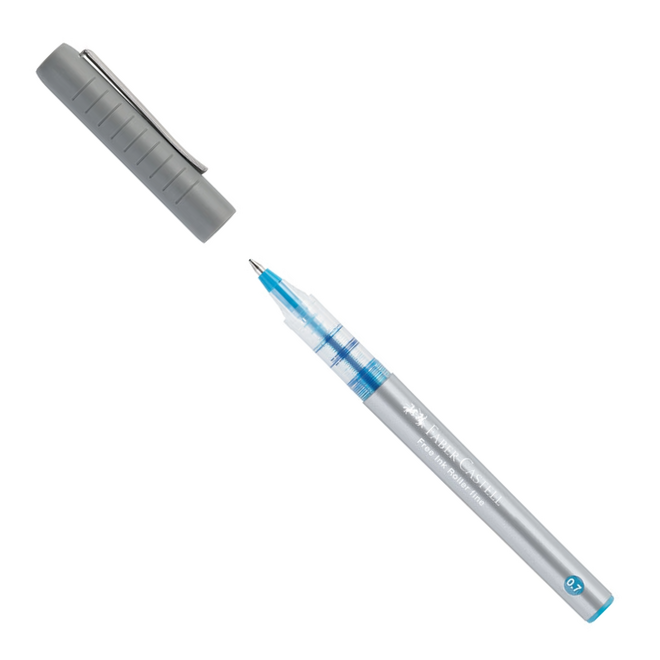 Faber Castell Free Ink Rollerball Pen - Sky Blue 0.7