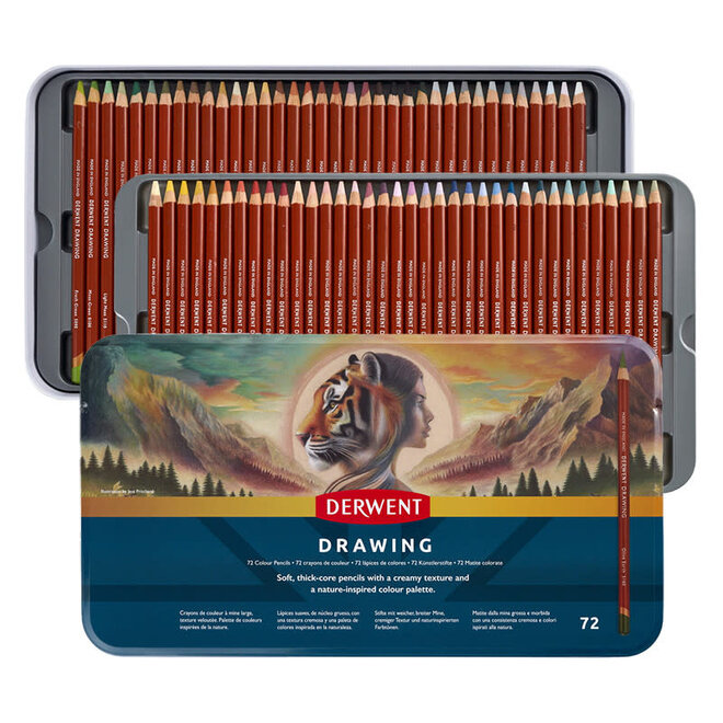 Derwent Drawing Pencil Set - 72 Tin