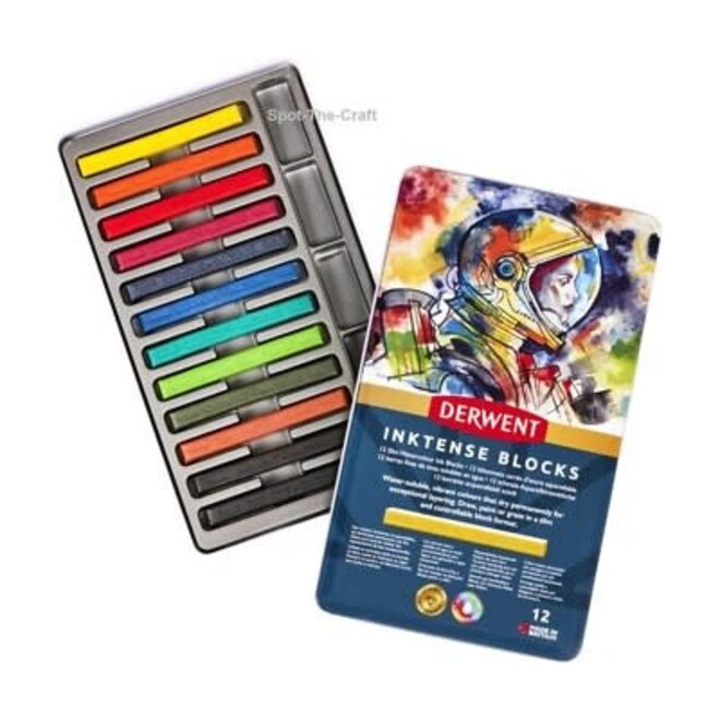 Derwent Inktense Blocks 12 Set
