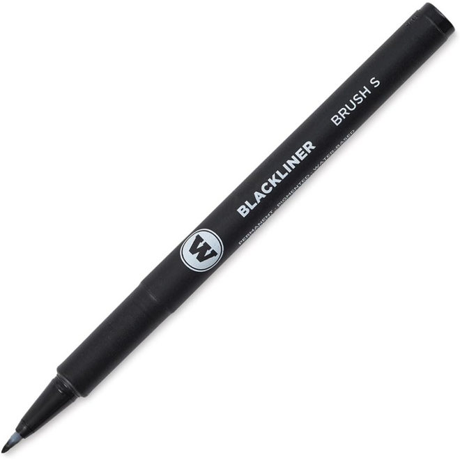 Molotow Blackliner Archival Fineliner Pen - Brush S