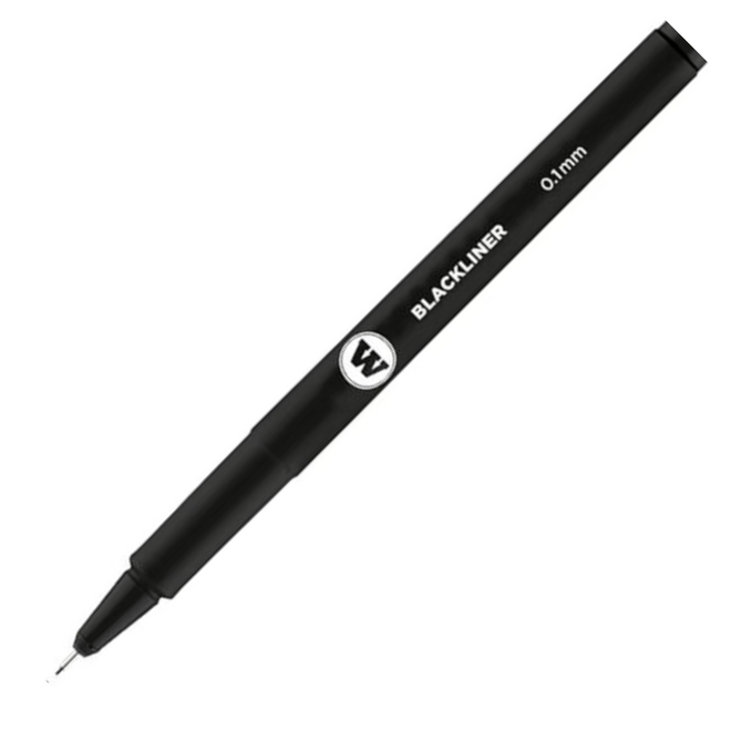 Molotow Blackliner Archival Fineliner Pen - 0.1mm