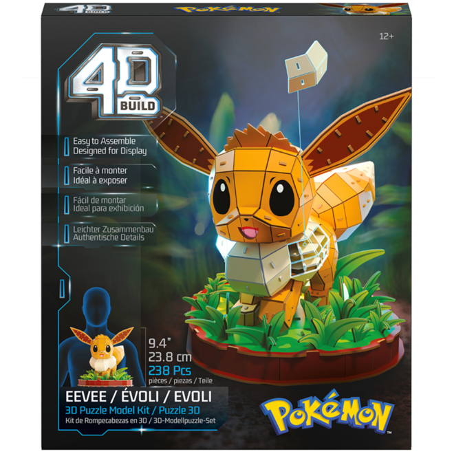 4D Build: 3D Puzzle Model Kit - Pokémon: Eevee