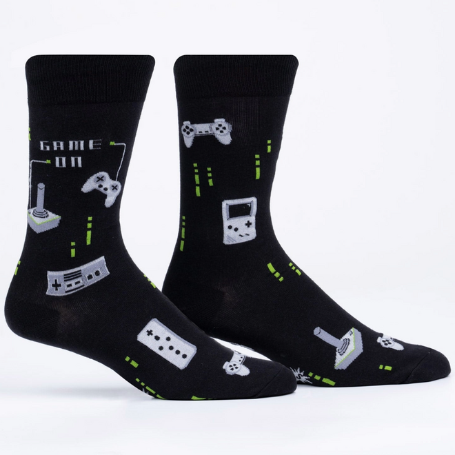 Sock It To Me: Men's Crew Socks - Game On