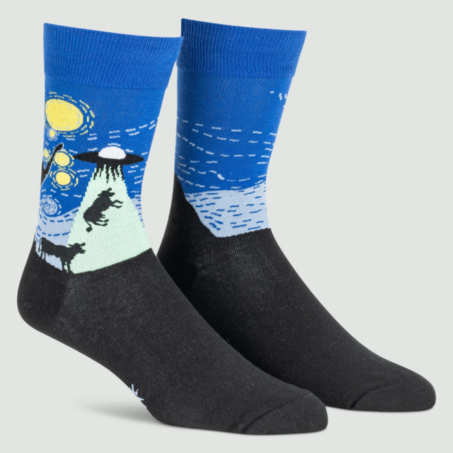 Sock It To Me: Men's Crew Socks - The Starry Flight