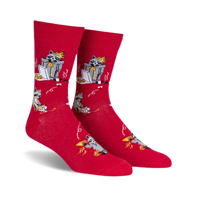 Sock It To Me: Men's Crew Socks - Trash Pandas