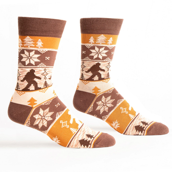 Sock It To Me: Men's Crew Socks - The Big-Foot Lebowski