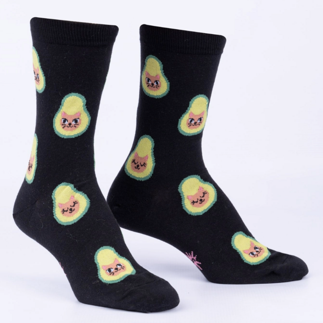 Sock It To Me: Women's Crew Socks - Avocato