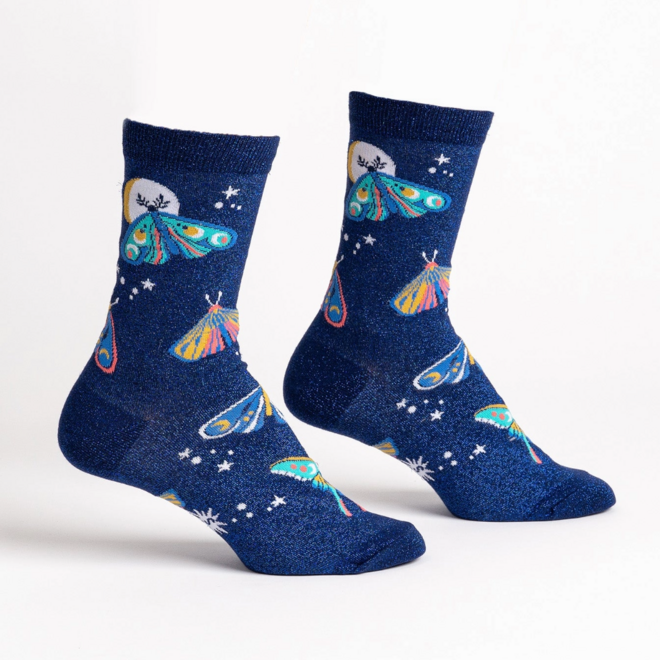 Sock It To Me - Women'S Crew - Moonlit Moth