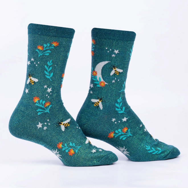 Sock It To Me: Women's Crew Socks - Bee Dazzling