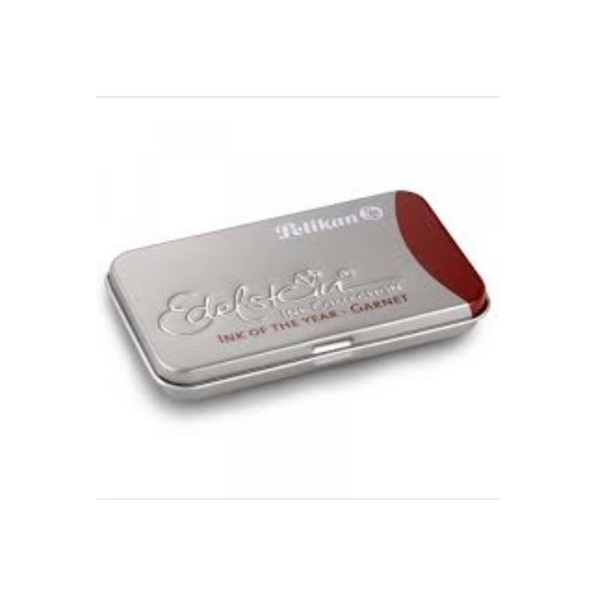 Pelikan Edelstein Ink Cartridges for Fountain Pens, Garnet, 1.4ml, Pack of 6