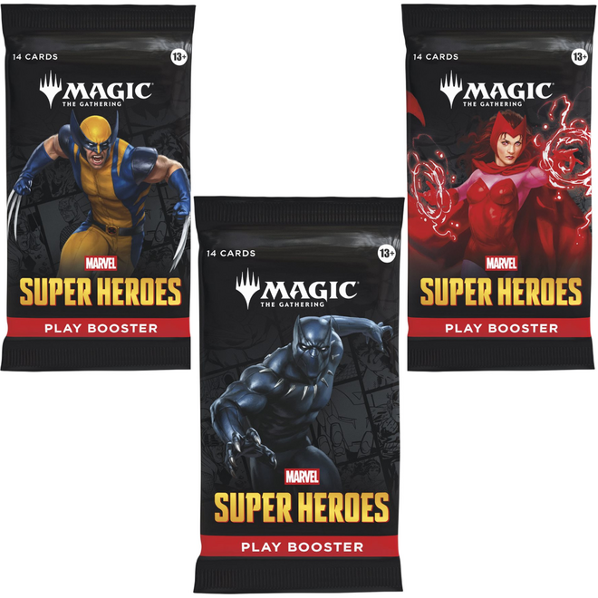 Magic: The Gathering - Marvel Super Heroes - Play Booster, Individual - PRE-ORDER JUNE 26