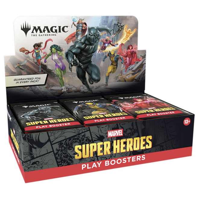 Magic: The Gathering - Marvel Super Heroes - Play Booster Box - PRE-ORDER JUNE 26