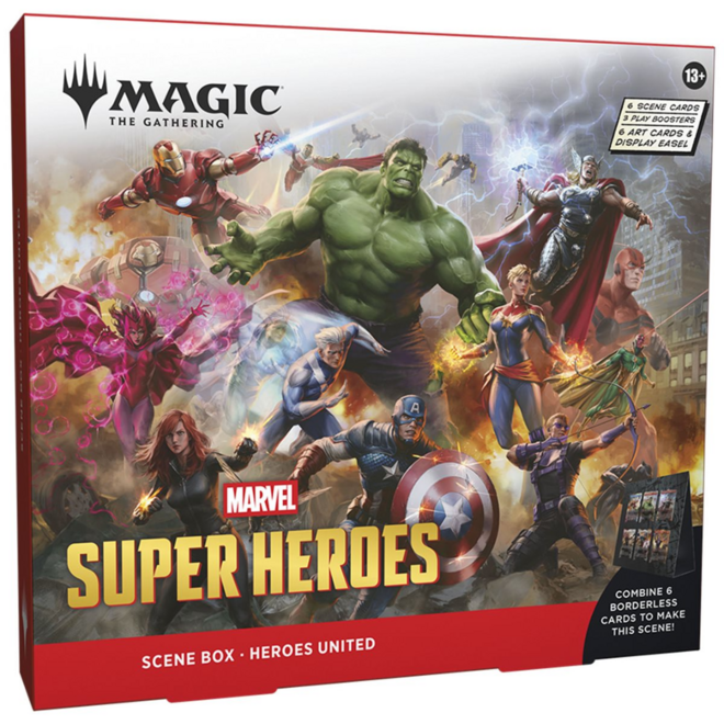 Magic: The Gathering - Marvel Super Heroes - Scene Box: Heroes United - PRE-ORDER JUNE 26