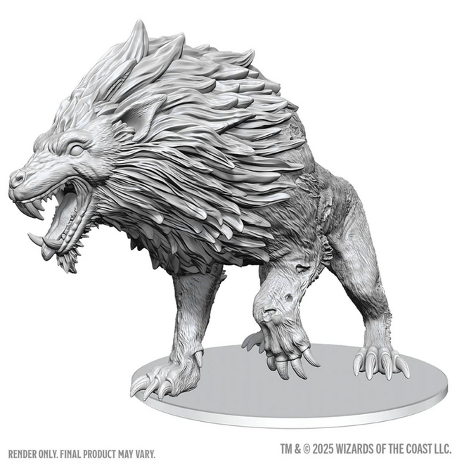 D&D Nolzur's Marvelous Unpainted Miniatures - Dire Worg