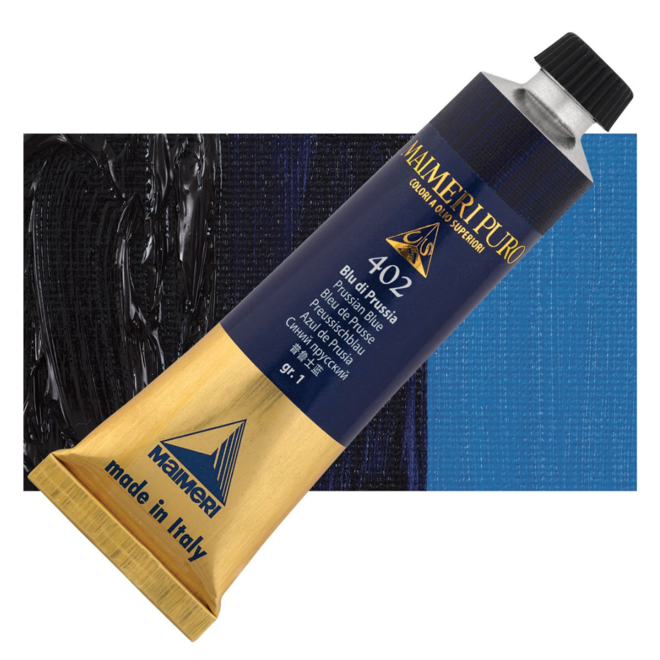 Maimeri Puro Extra Fine Oil Paint 40Ml Prussian Blue 402