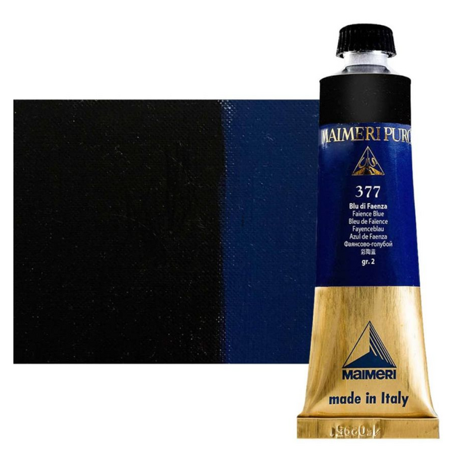Maimeri Puro Extra Fine Oil Paint 40Ml Faience Blue 377
