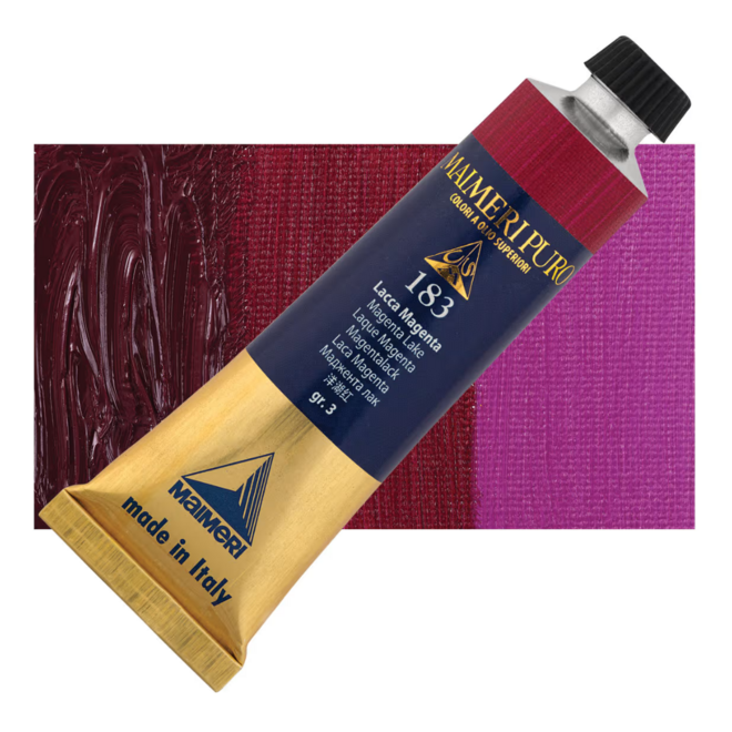 Maimeri Puro Extra Fine Oil Paint 40Ml Magenta Lake 183