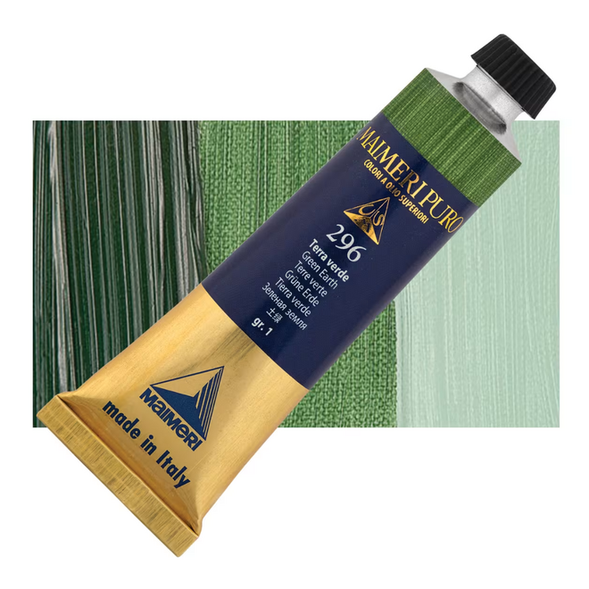 Maimeri Puro Extra Fine Oil Paint 40Ml Green Earth 296