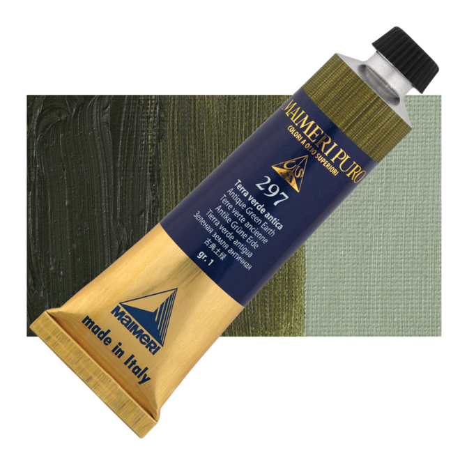 Maimeri Puro Extra Fine Oil Paint 40Ml Antique Green Earth 297