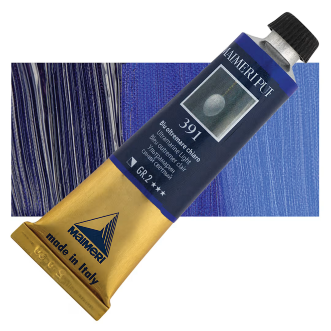 Maimeri Puro Extra Fine Oil Paint 40Ml Ultramarine Light 391