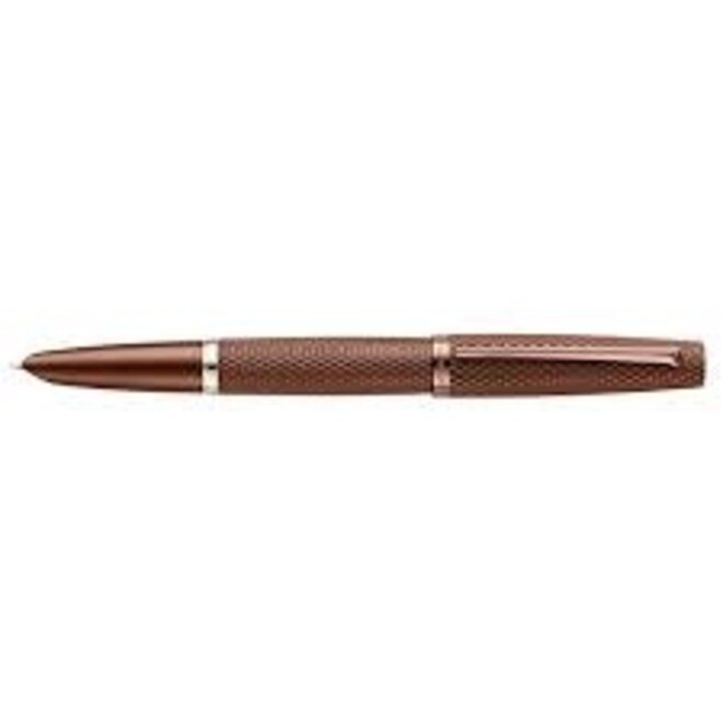 Diplomat Viper  Guilloche Fountain Pen - Brown