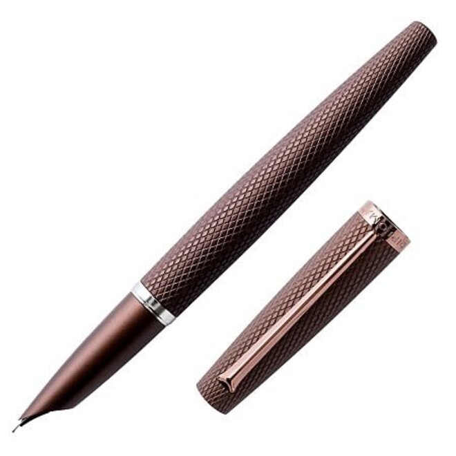 Diplomat Viper  Guilloche Rollerball - Brown