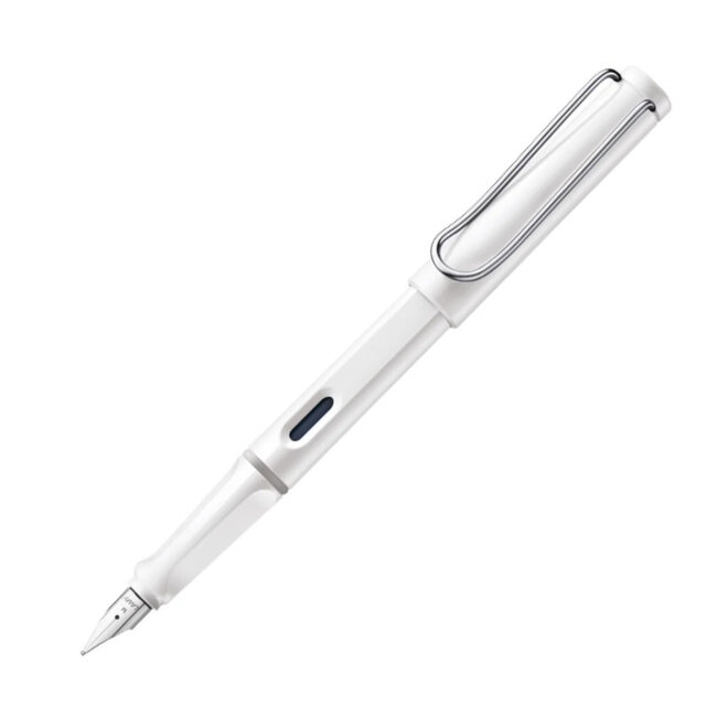 Lamy Safari Fountain Pen - Shiny White Extra-Fine