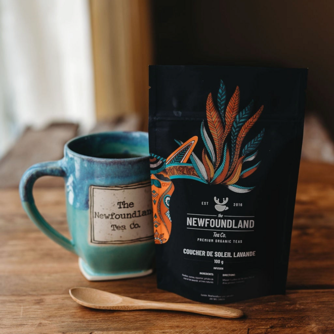 Newfoundland Tea Company: Large 100g Tea - Lavender Sunset