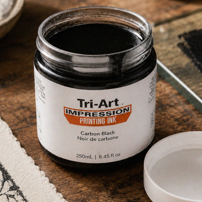 Tri-Art: Impressions Printing Ink - Carbon Black 250ml