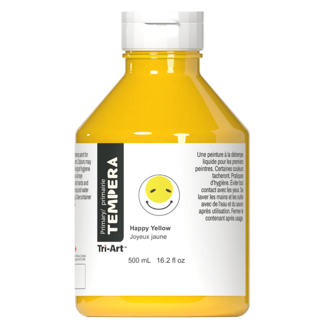 Primary Liquid Tempera: Happy Yellow - 500mL