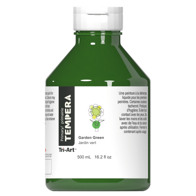 Primary Liquid Tempera: Garden Green - 500mL
