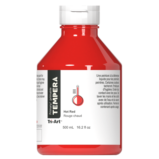 Primary Liquid Tempera: Hot Red - 500mL