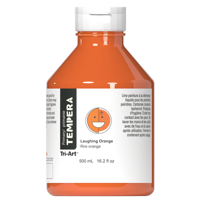 Primary Liquid Tempera: Laughing Orange - 500mL