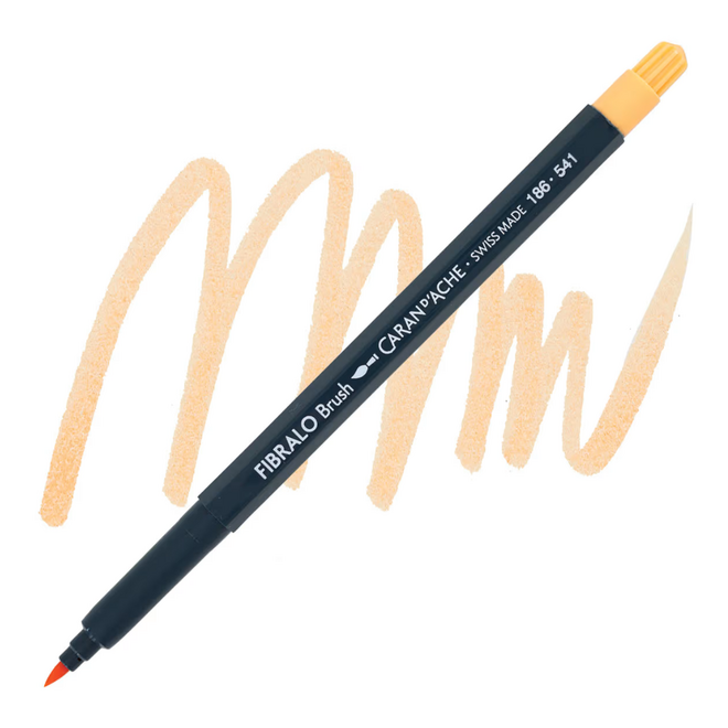 Caran d'Ache Fibralo Brush Marker - 541 Egg Shell