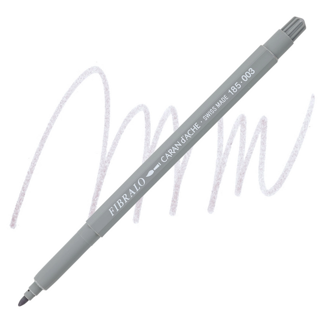 Caran d'Ache Fibralo Brush Marker - NEW 003 Light Grey