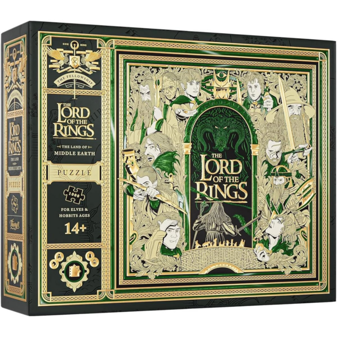 Theory 11 Jigsaw Puzzle - 1000 pc, The Lord of the Rings: The Land of Middle Earth